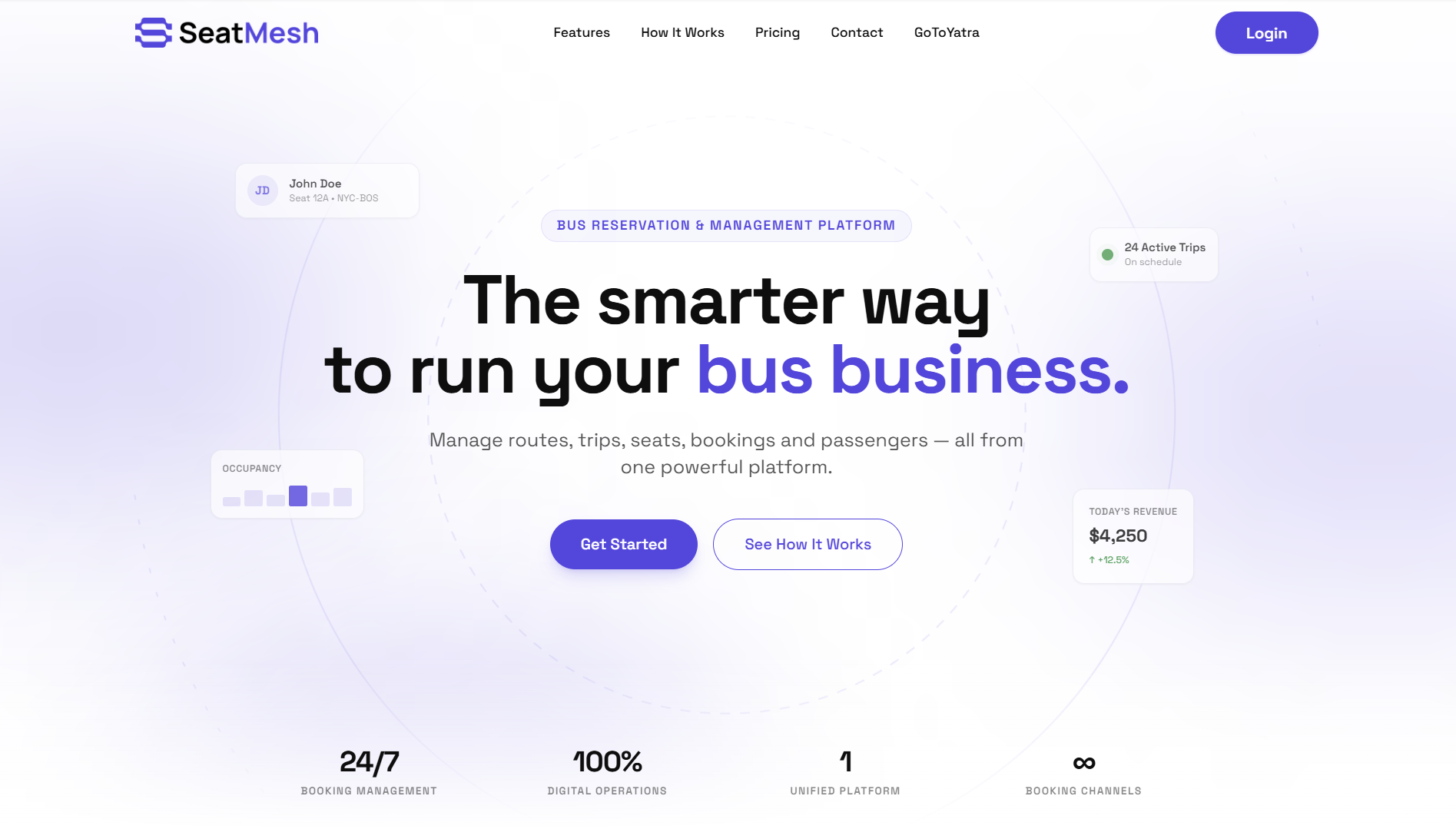 SeatMesh-Bus Operator Platform